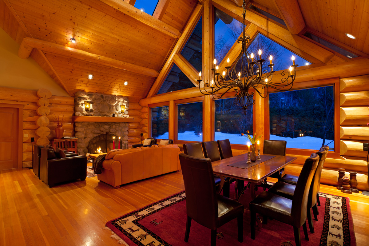 Whistler Luxury Chalet - Dining Living Room